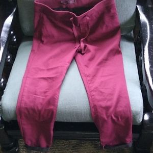 No boundaries maroon capris